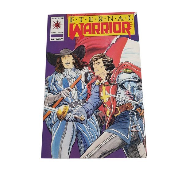 Archer Armstrong Eternal Warrior 8 Comic Book Collector March 1993 New Bag Board - Picture 2 of 2